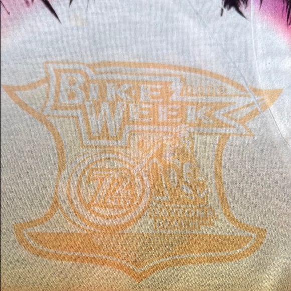 Colorful Motorcycle Graphic T-Shirt - Picture 3 of 3